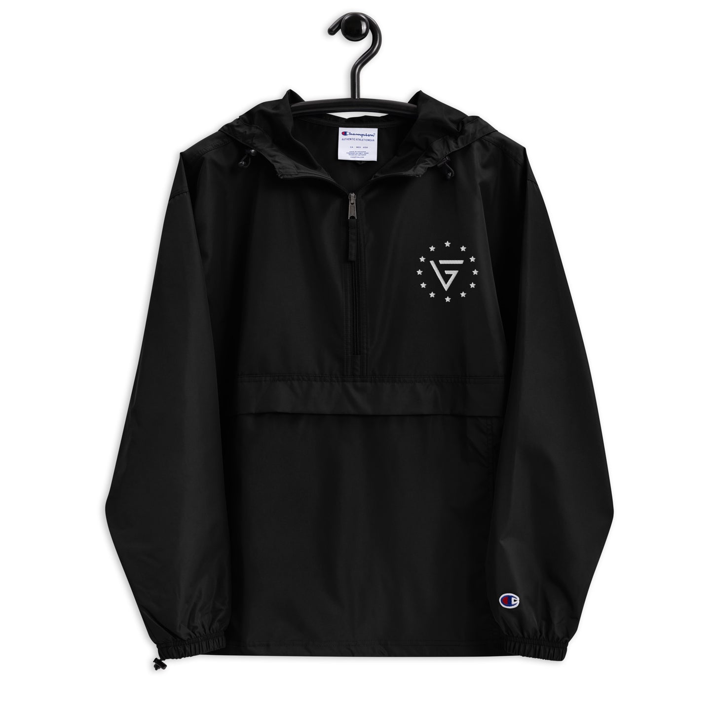 4. Embroidered Champion Packable Jacket