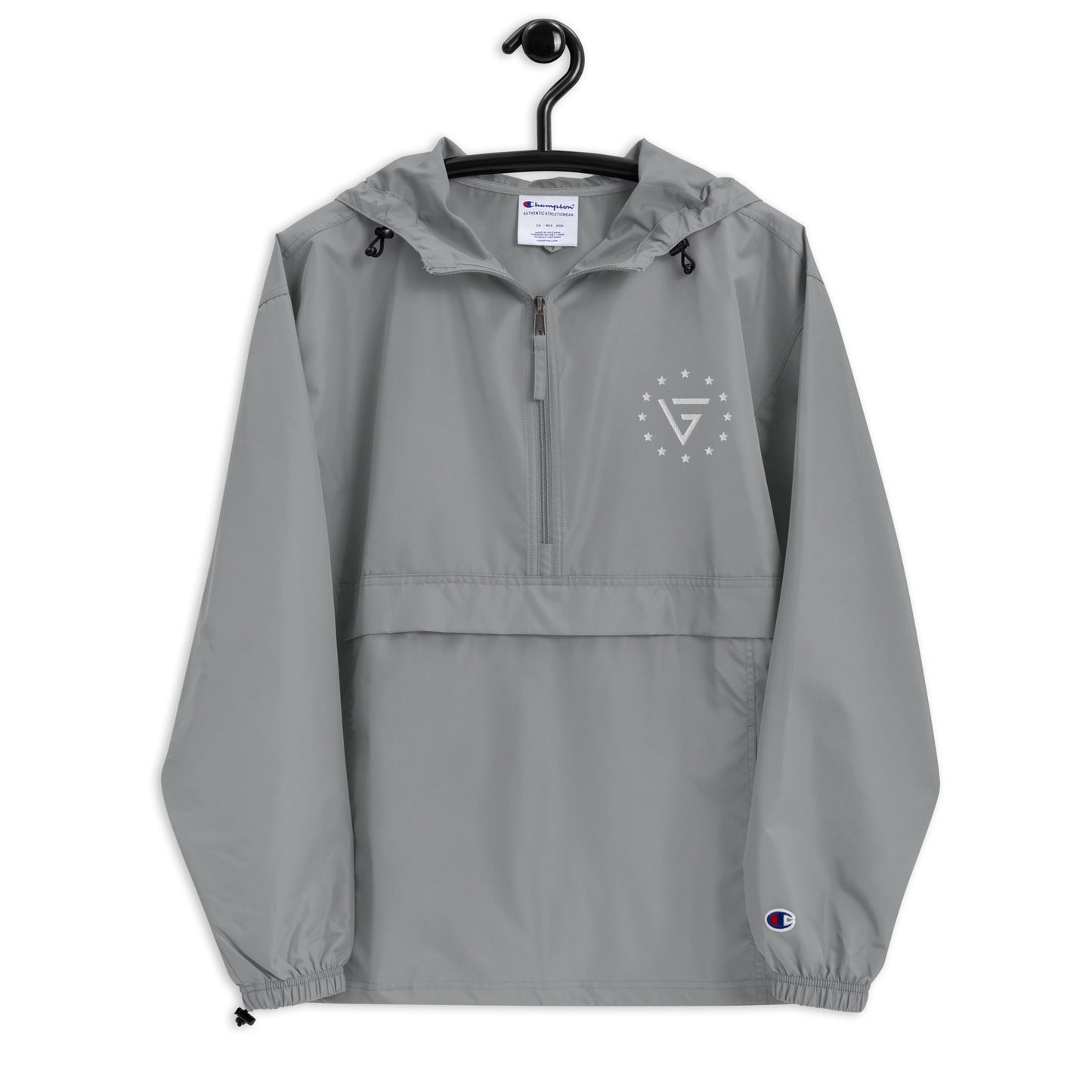 4. Embroidered Champion Packable Jacket