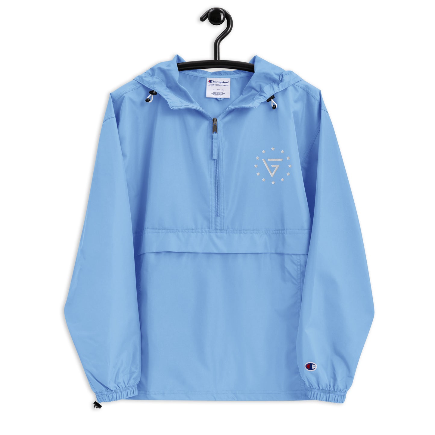4. Embroidered Champion Packable Jacket