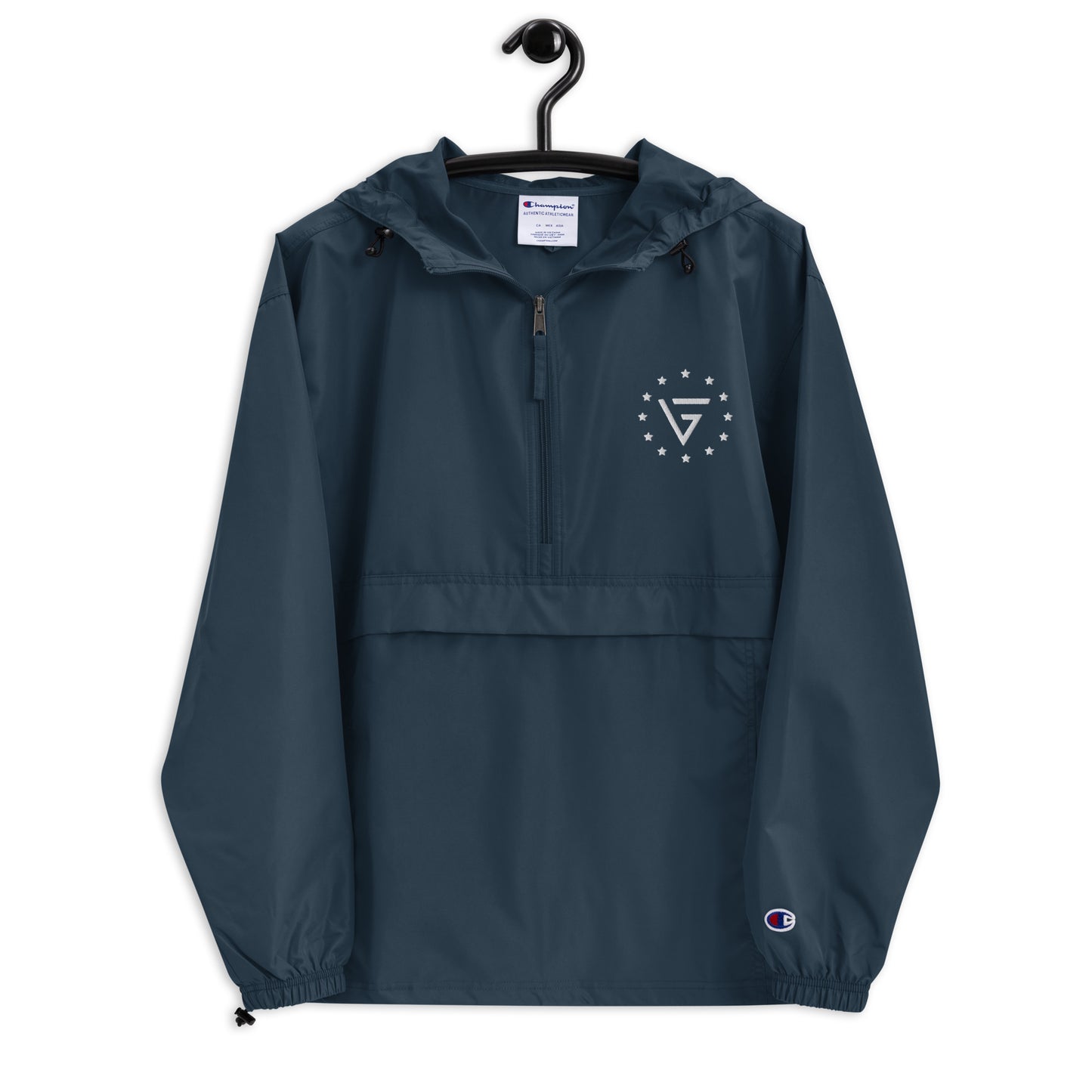 4. Embroidered Champion Packable Jacket
