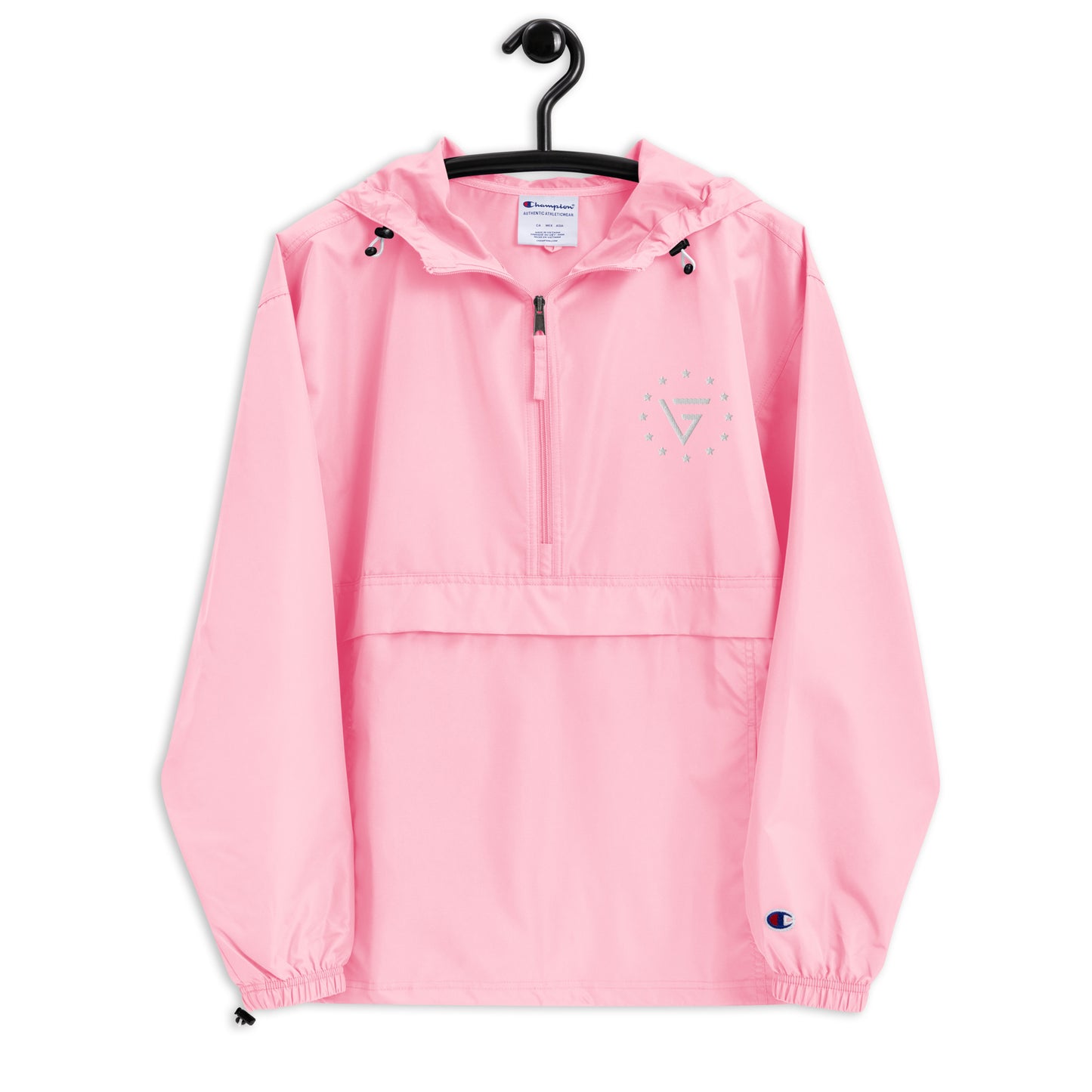 4. Embroidered Champion Packable Jacket