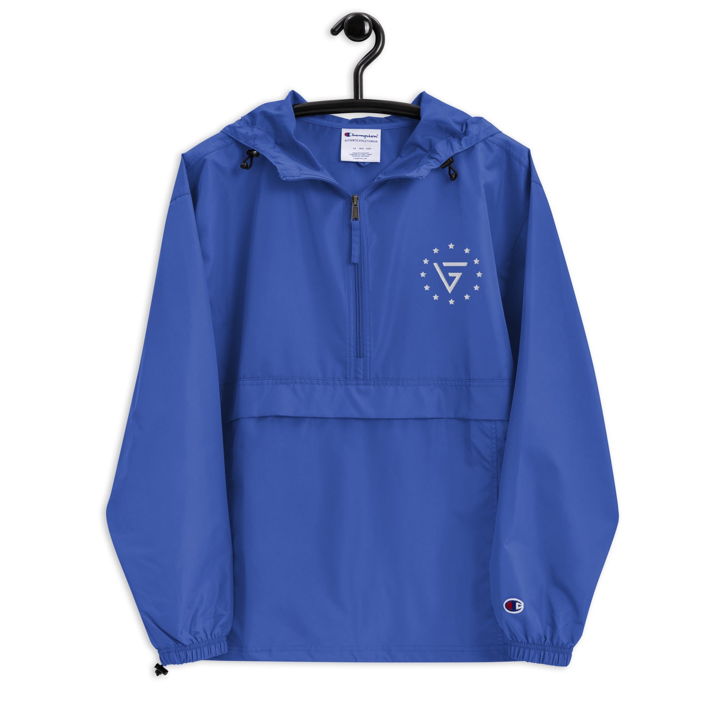 4. Embroidered Champion Packable Jacket