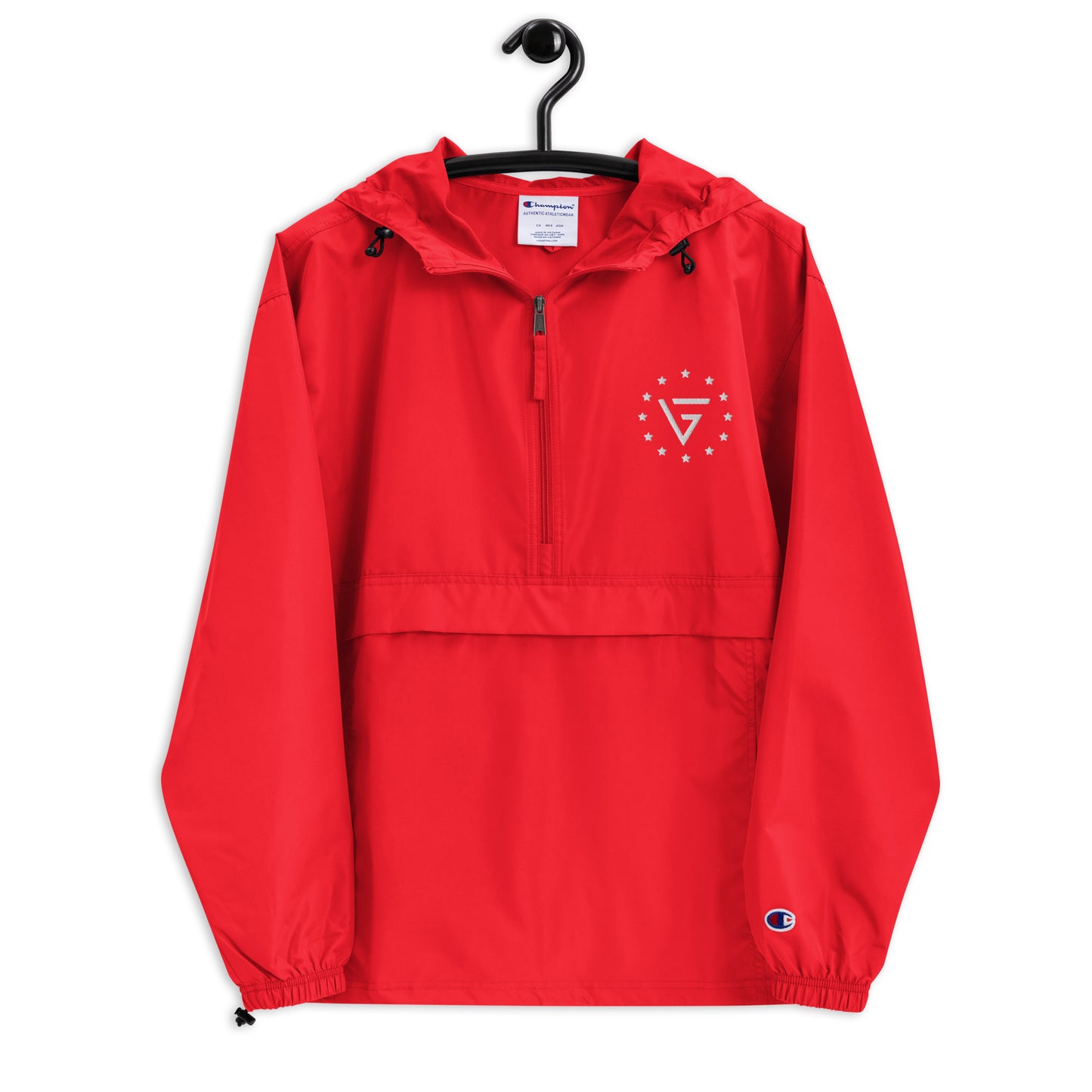 4. Embroidered Champion Packable Jacket